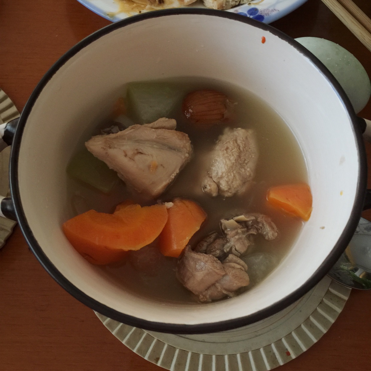 花胶玉竹美肌汤