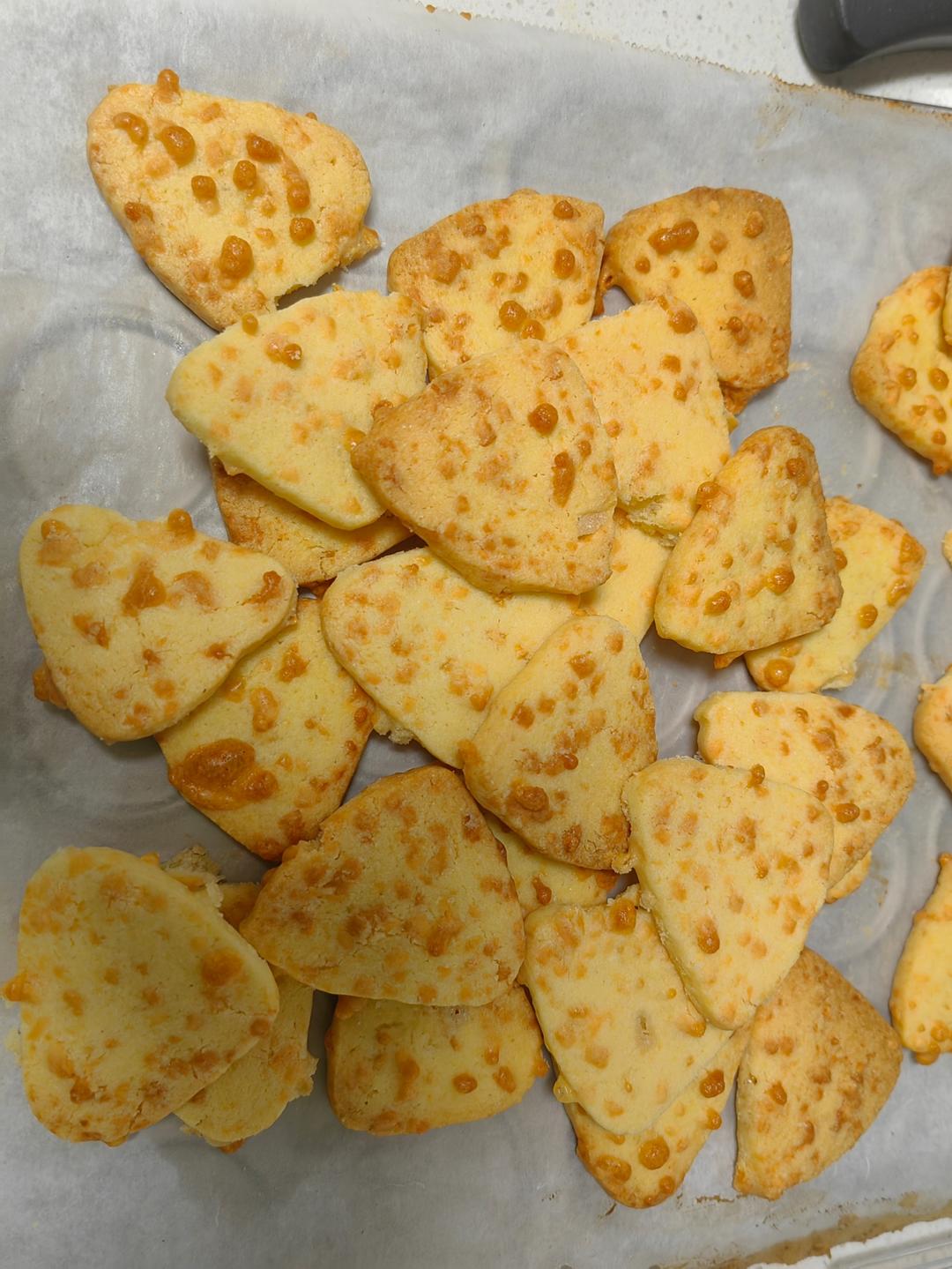 免打发❗️零失败❗️黄金芝士咸味饼干❗️