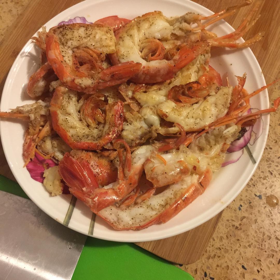 香煎阿根廷红虾