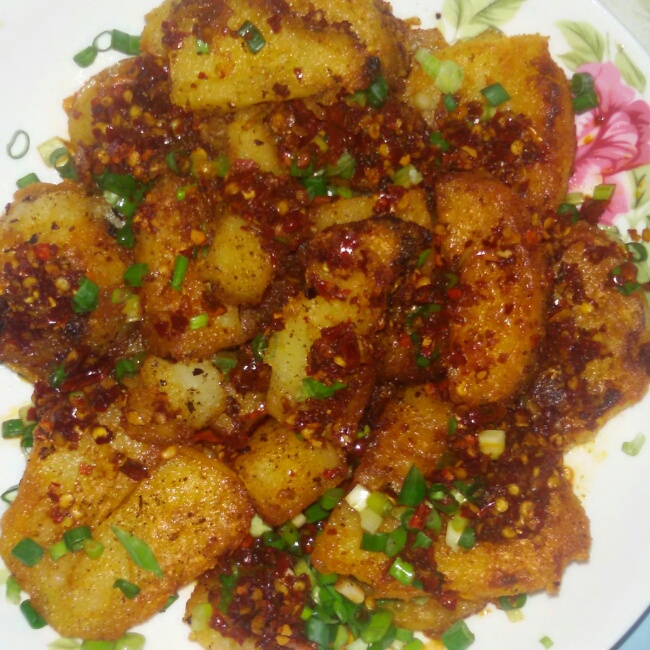 香煎土豆块