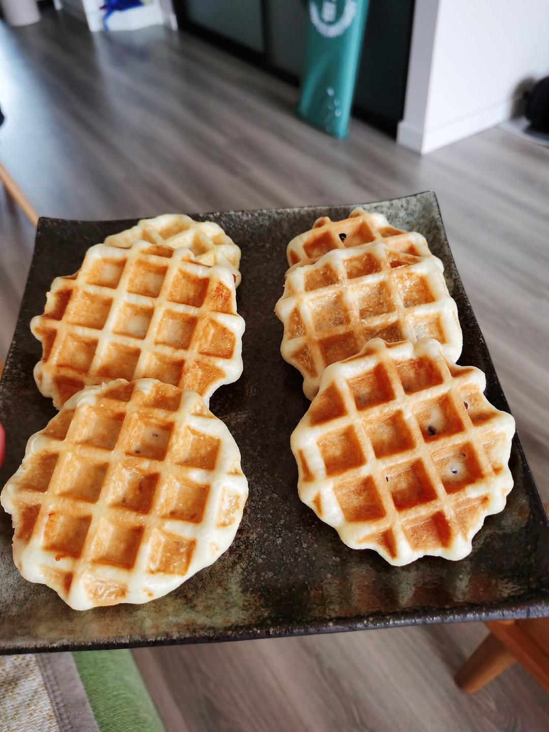 酵母版华夫饼 没有泡打粉更健康 小美版