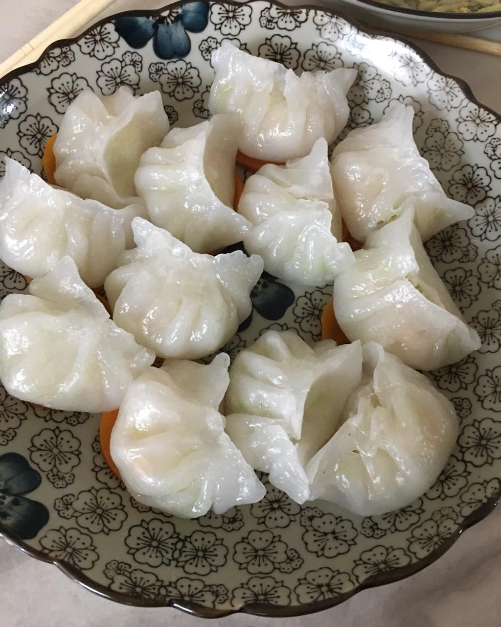 弯梳虾饺