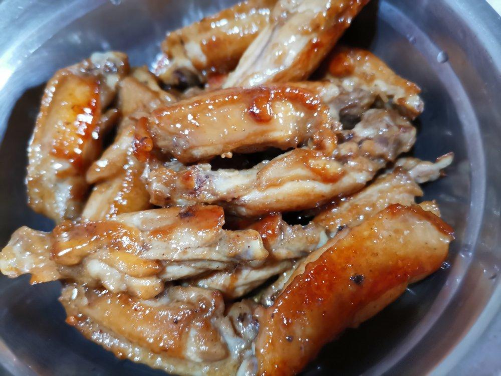 超快手孜然蜂蜜煎鸡翅