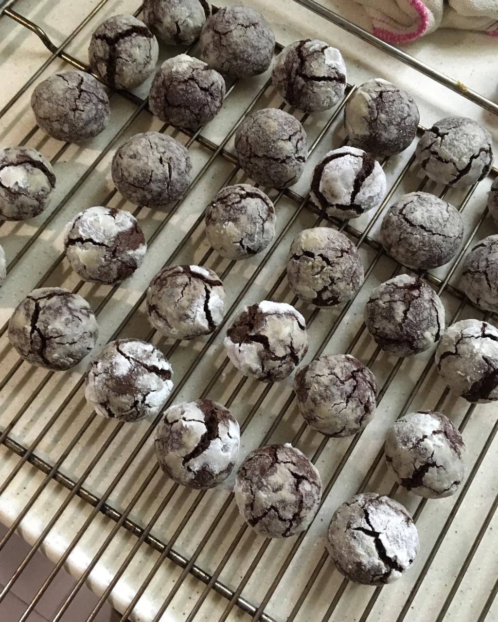 巧克力裂纹曲奇