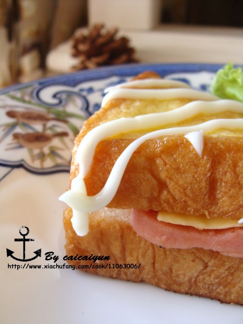 港式小食火腿西多士