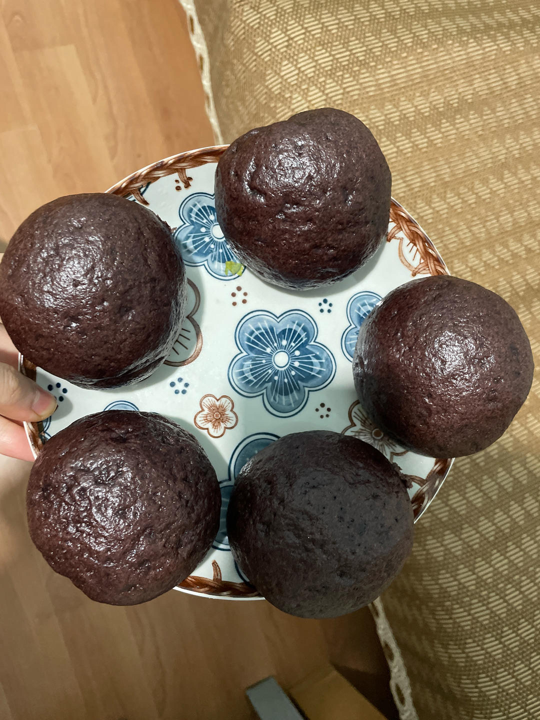 黑米粉刀切馒头
