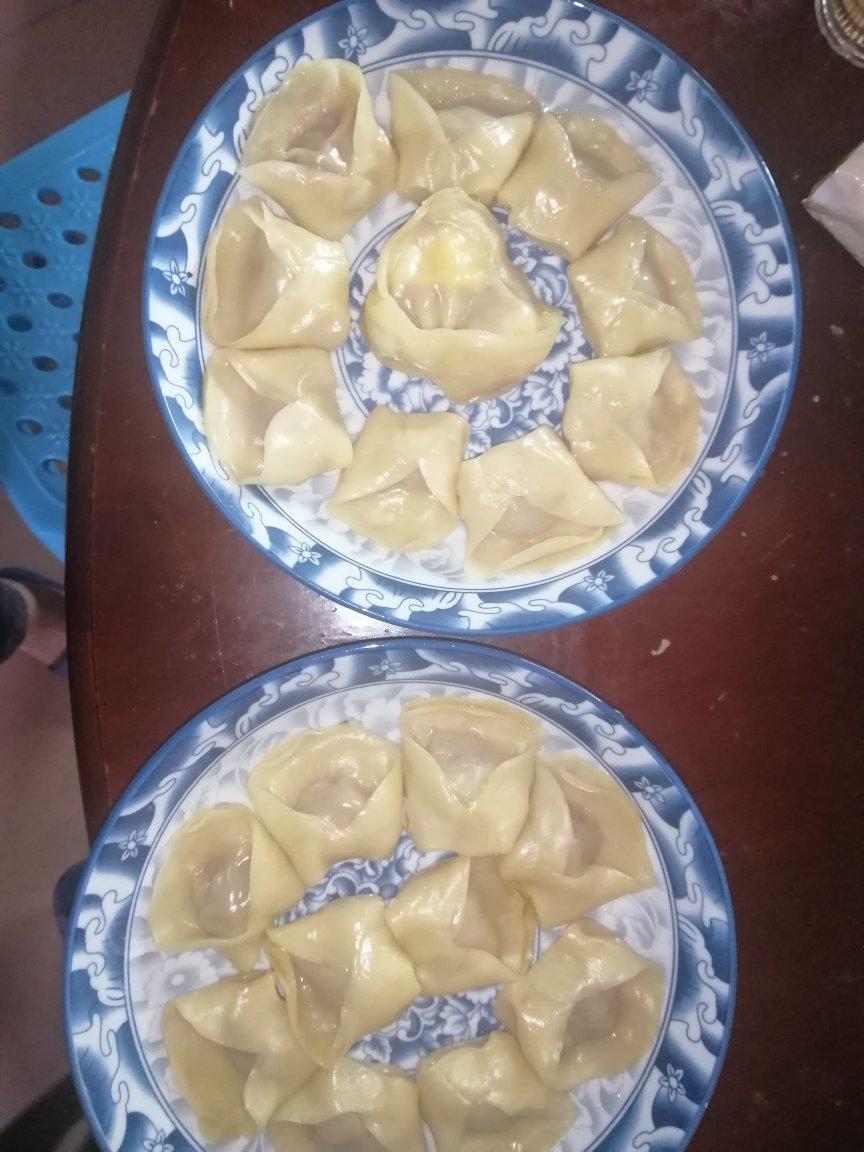 馄饨（两种包法）