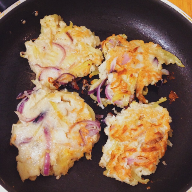 土豆洋葱煎饼