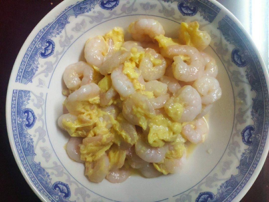 虾仁无需蛋清淀粉上浆也爽口及蛋超嫩的滑蛋虾仁