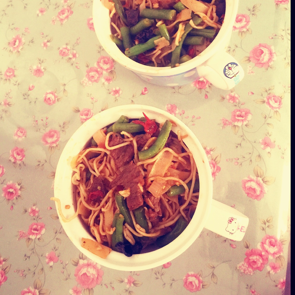 蒸面（四季豆焖面）