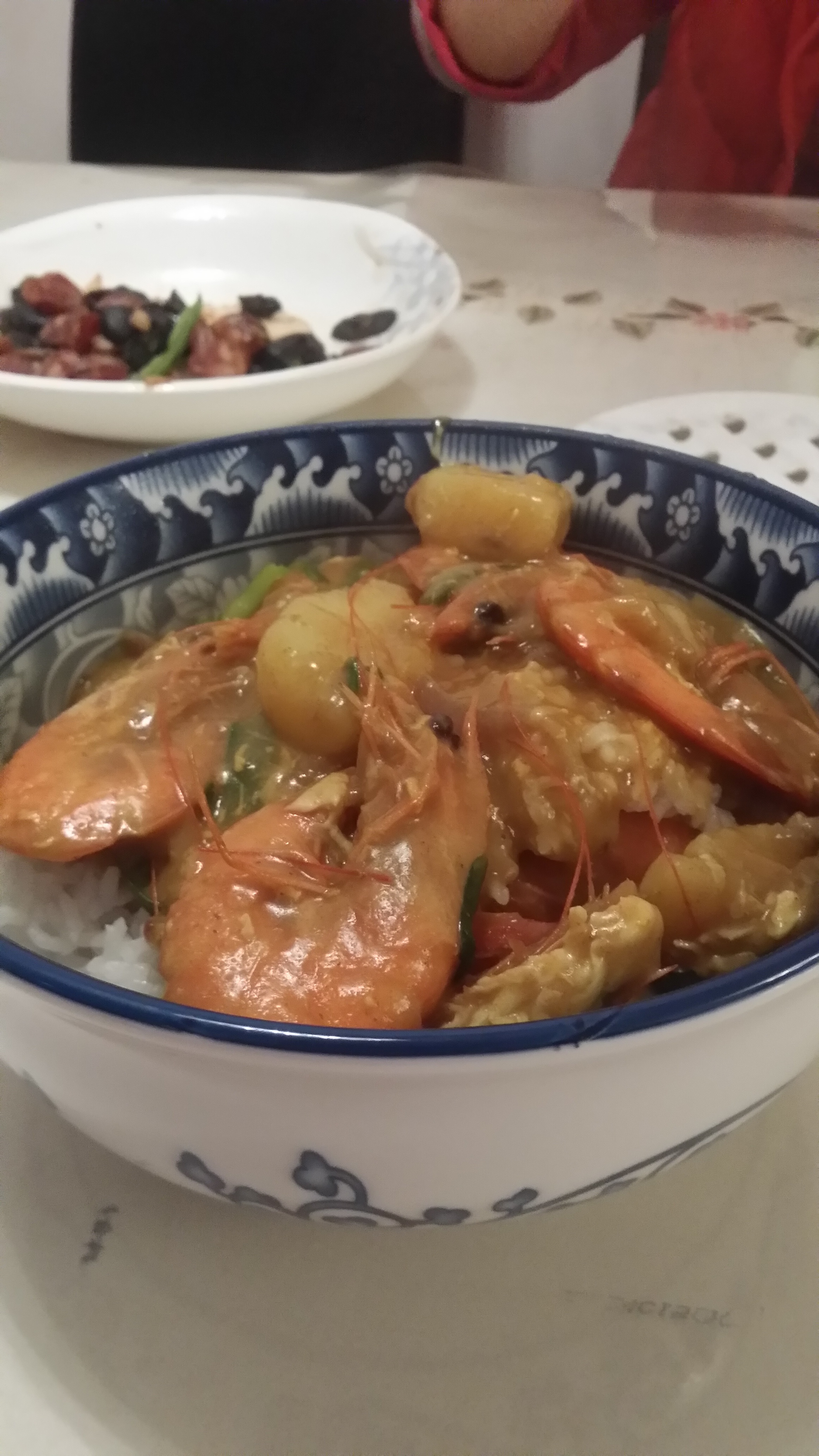 泰式咖喱虾