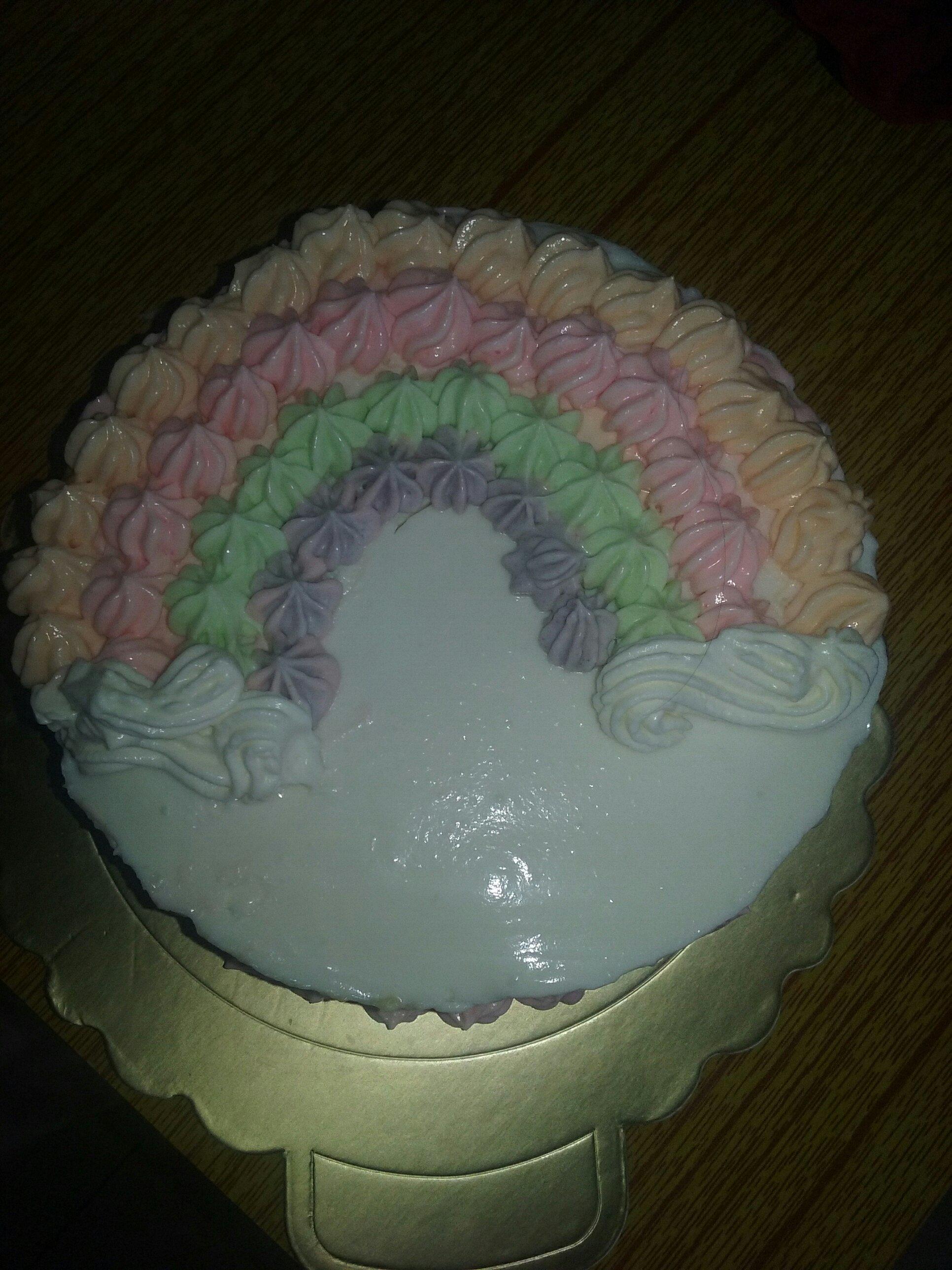 彩虹酸奶蛋糕的做法 步骤8