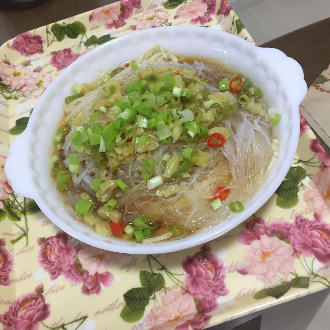 蒜蓉蒸金针菇