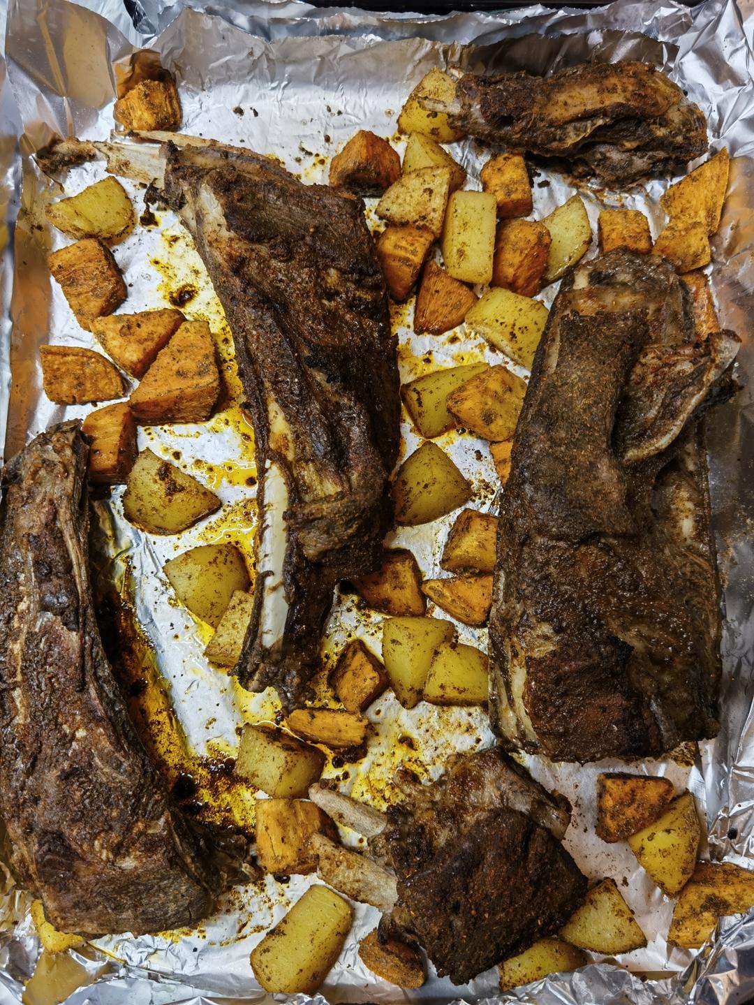 孜然烤羊排