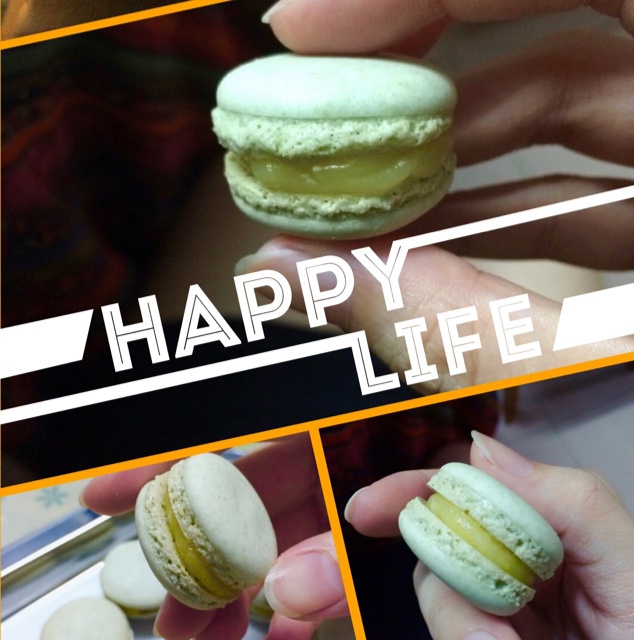 法式柠檬马卡龙（免干）-贵妇甜品