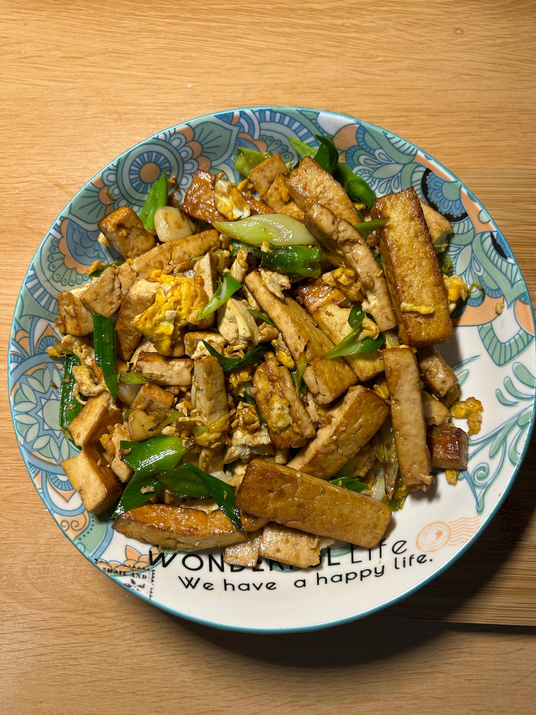 鸡蛋炒香干