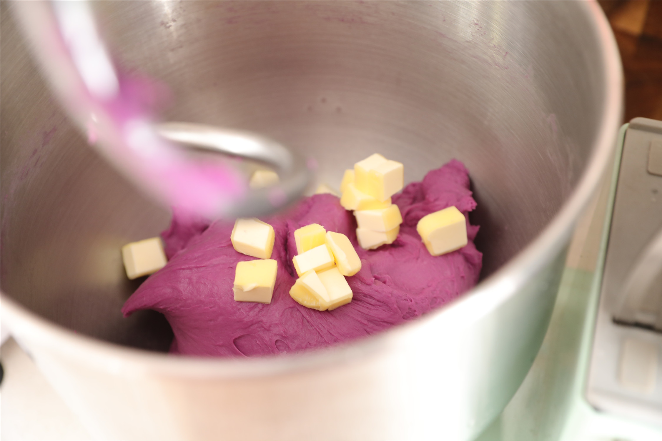 紫（只）薯（属）芋（于）泥（你）の包的做法 步骤9