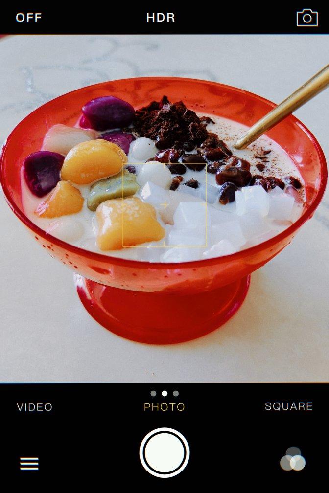 芋圆红豆烧仙草