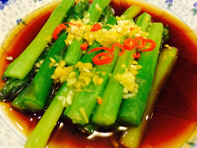 鲜味油淋芦笋