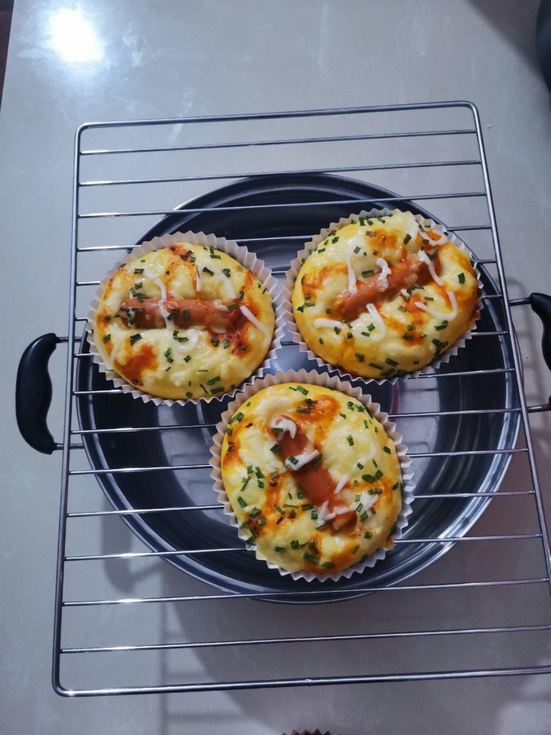 香葱芝士香肠小面包