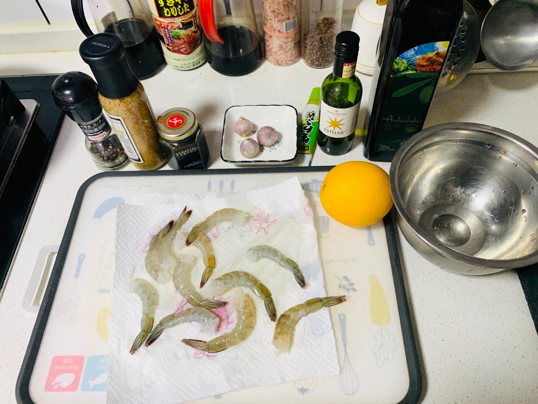 ㊙️在家米其林——香橙黑蒜芥末虾球