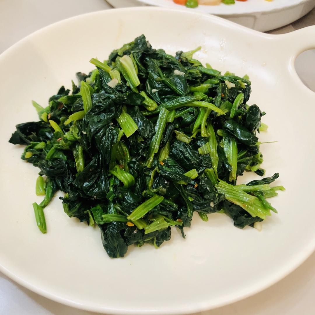 凉拌菠菜