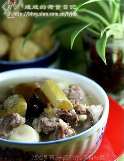 竹蔗清水羊肉汤的做法