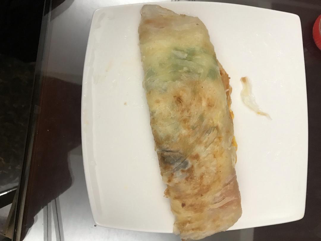 三分钟就可以做好孩子的早餐（手抓饼）
