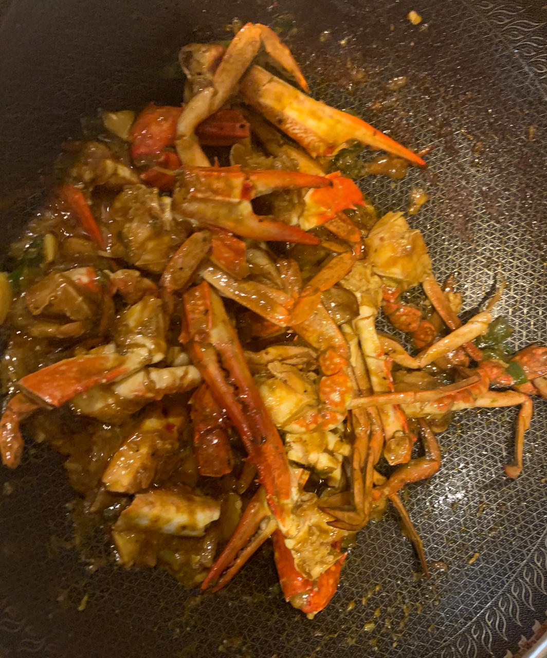 滋味蟹膏抄蟹（ 8 分鐘就攪定的快速下酒菜）Stir fried Blue crab