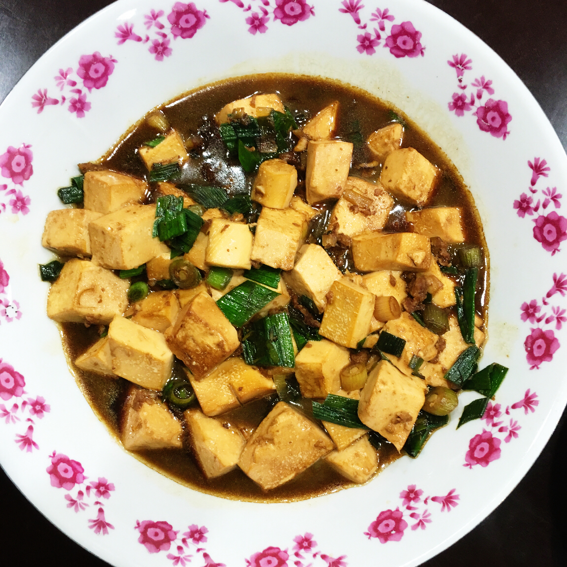 蒜香肉末烧豆腐