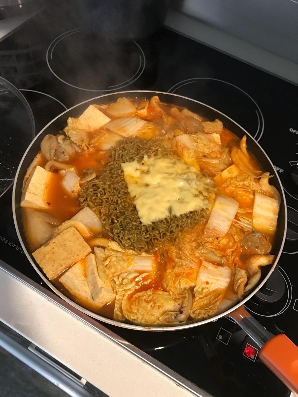 韩国部队锅拉面锅（超好吃）