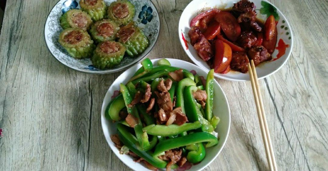 培根炒青椒