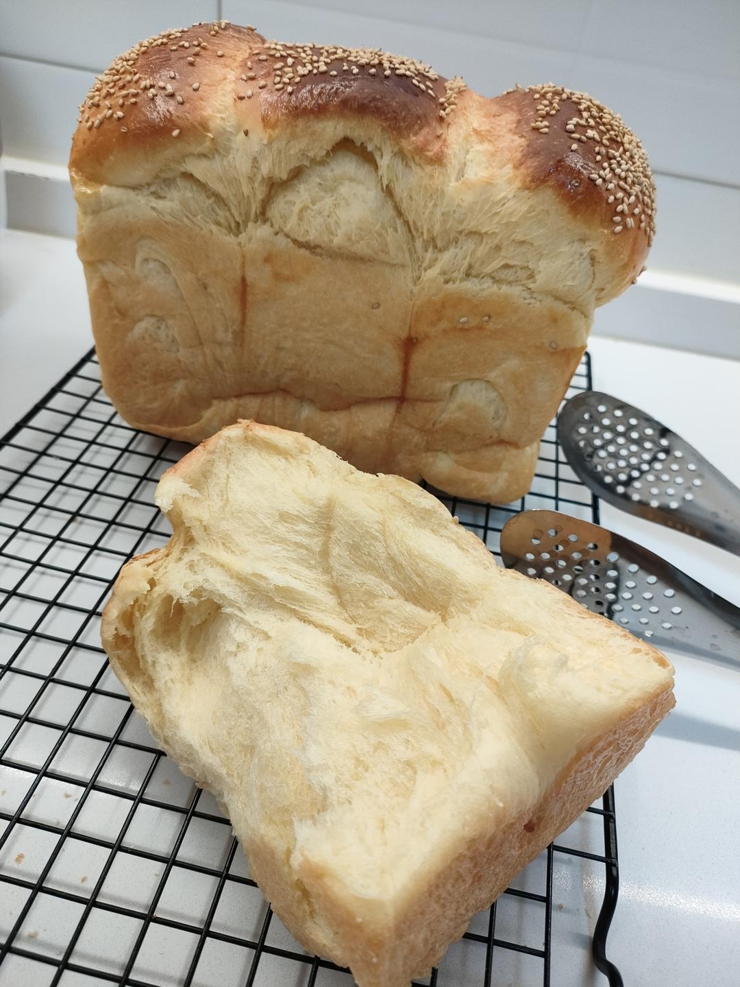 全蛋版本的直接法北海道吐司