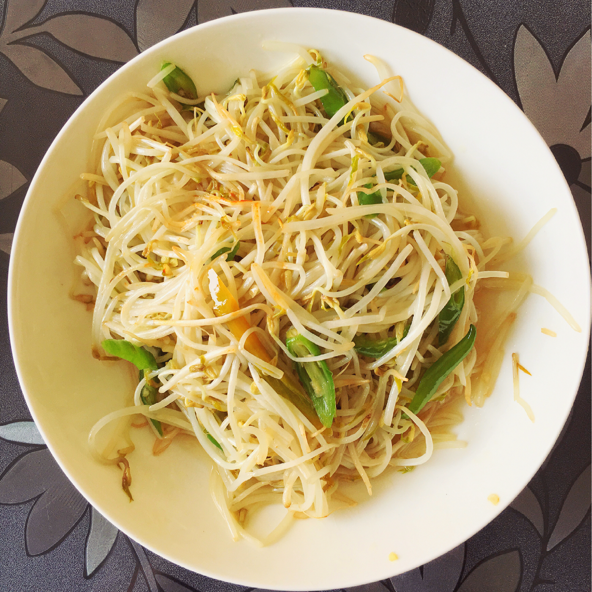 清炒红豆芽