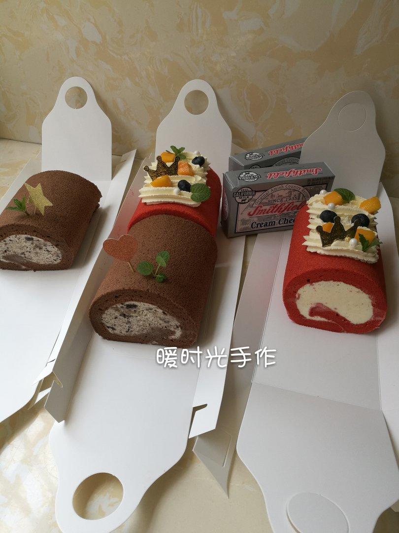 马斯卡彭红丝绒蛋糕卷