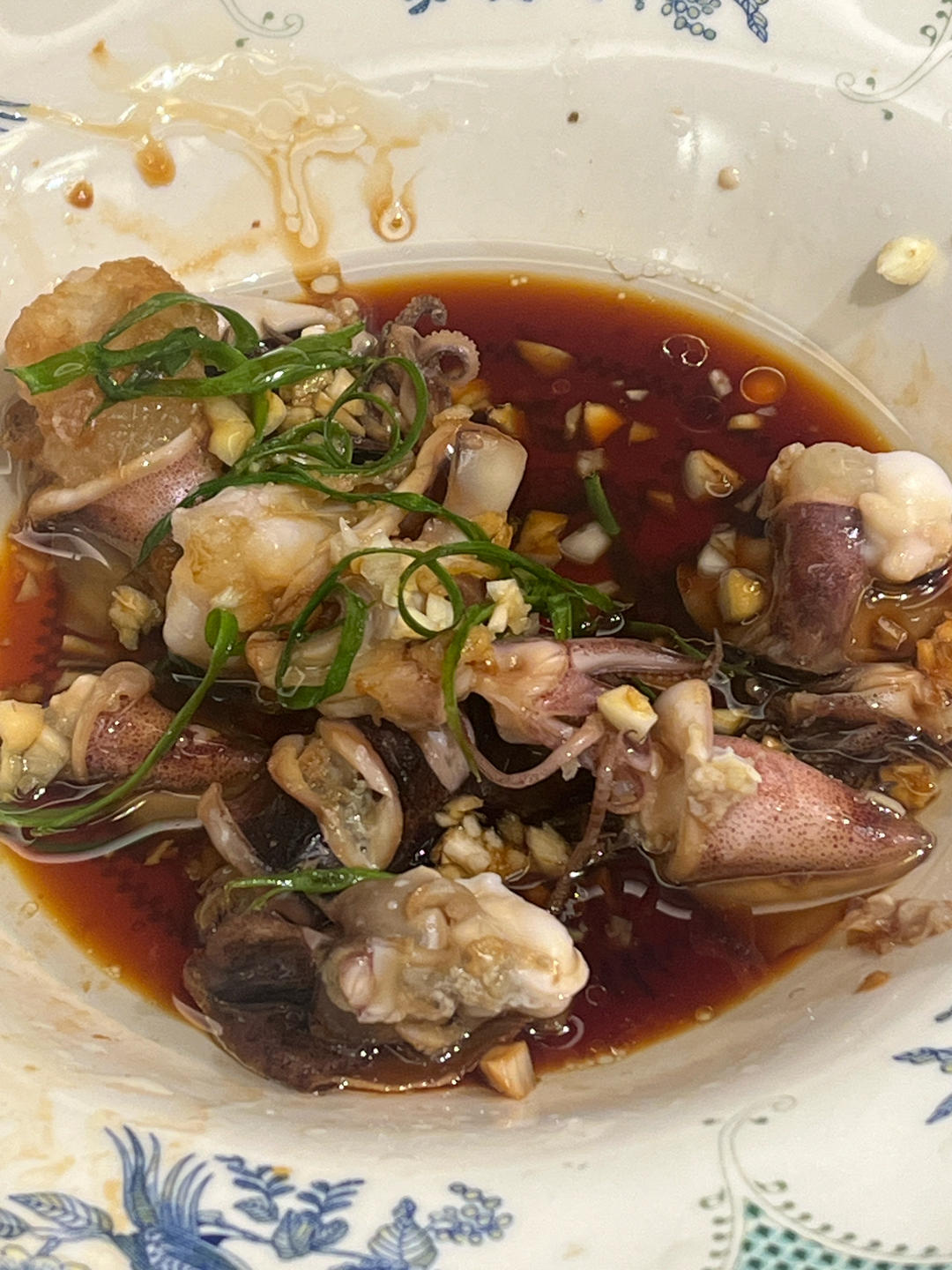 葱油笔管小鱿鱼