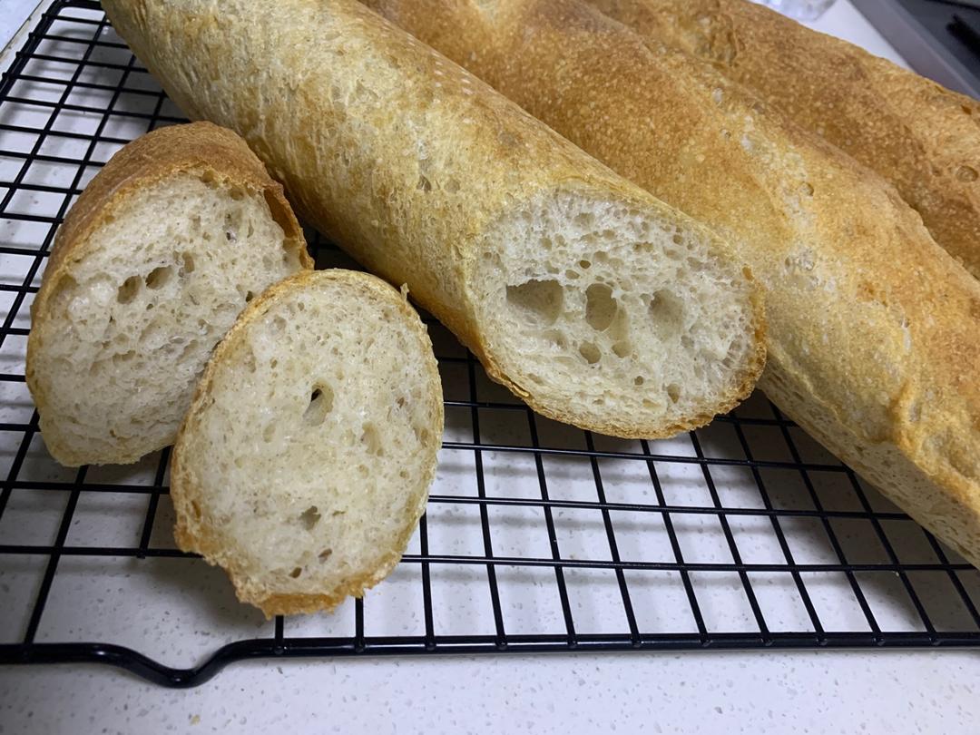 香脆健康的全麦法棍Whole Wheat Baguette