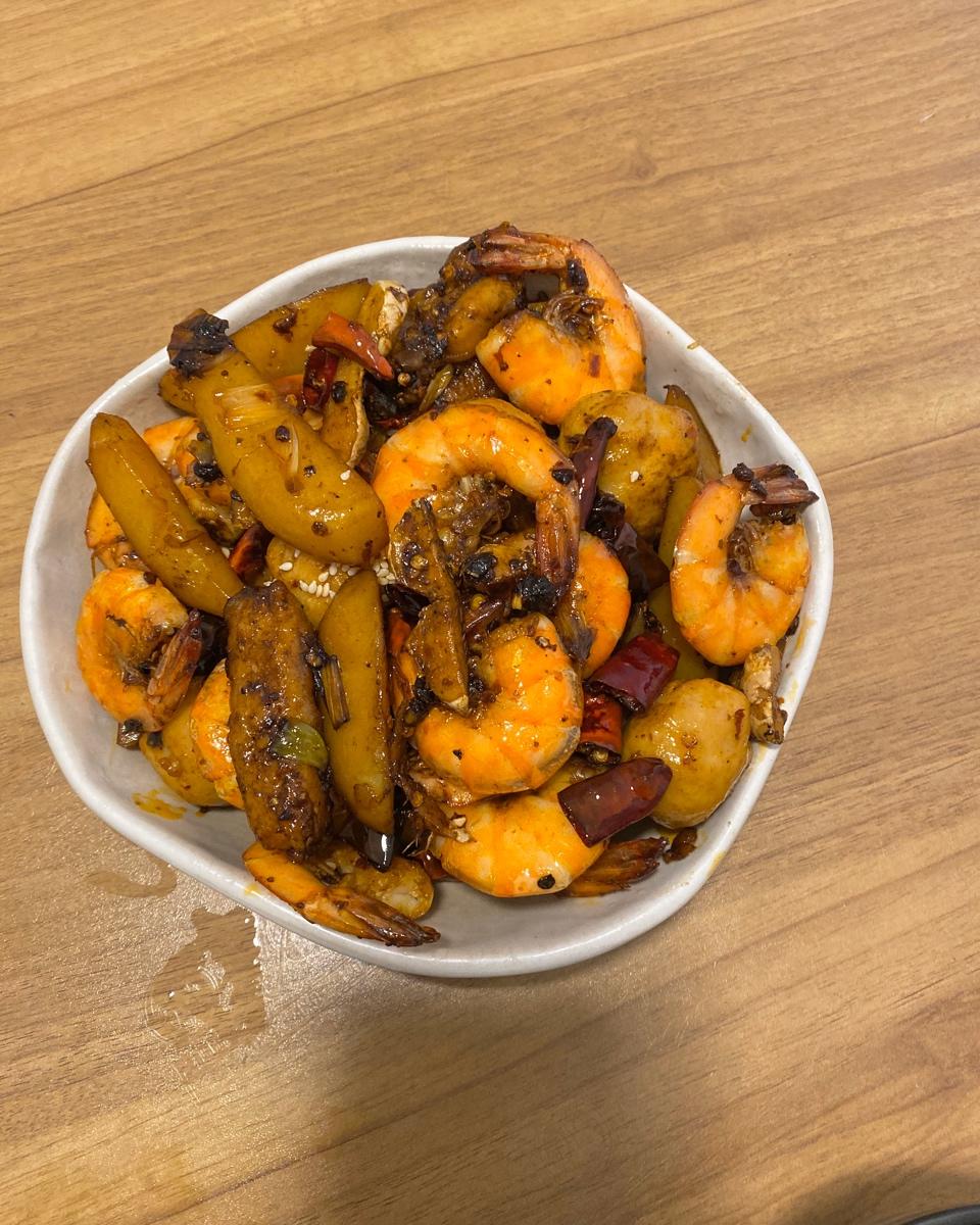 每次都光盘的干锅大虾