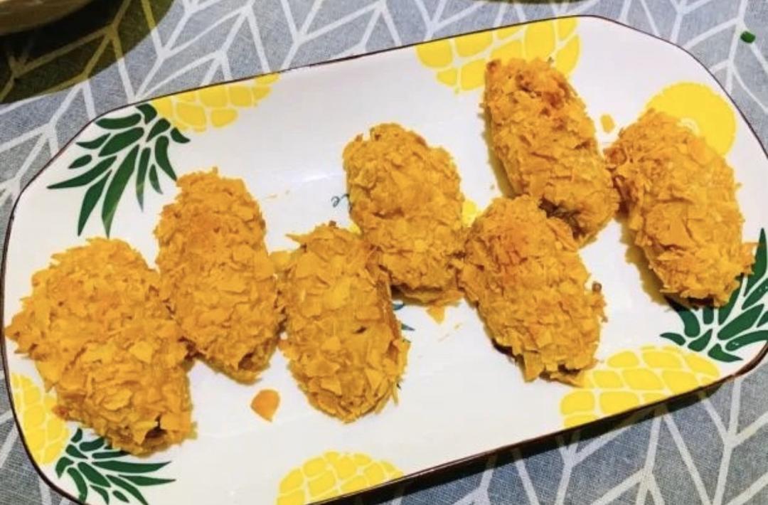 奥尔良版薯片鸡翅的做法