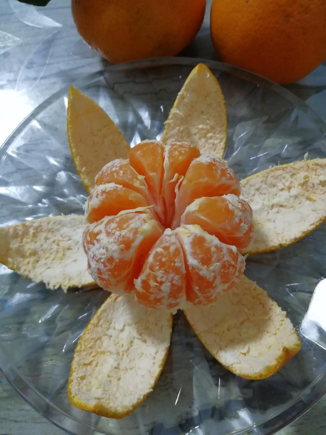 橘子开花（创意水果）