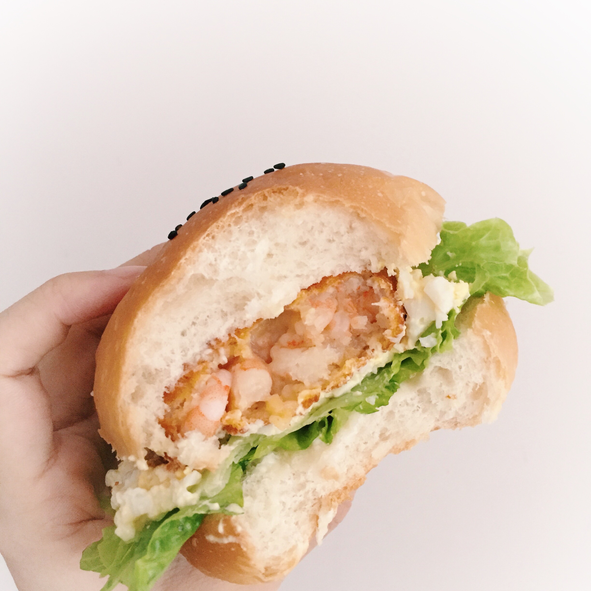 【仿KFC】迷你至珍全虾堡