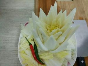 ｛食记录｝01 - 豉汁莲花白菜的做法 步骤1