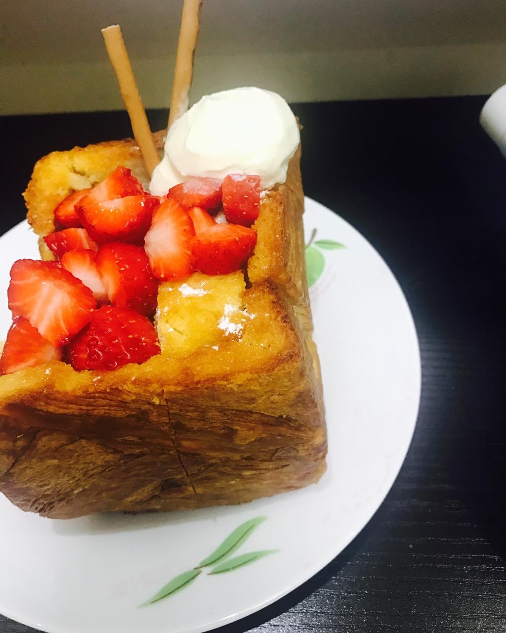 冰激凌蜂蜜厚多士