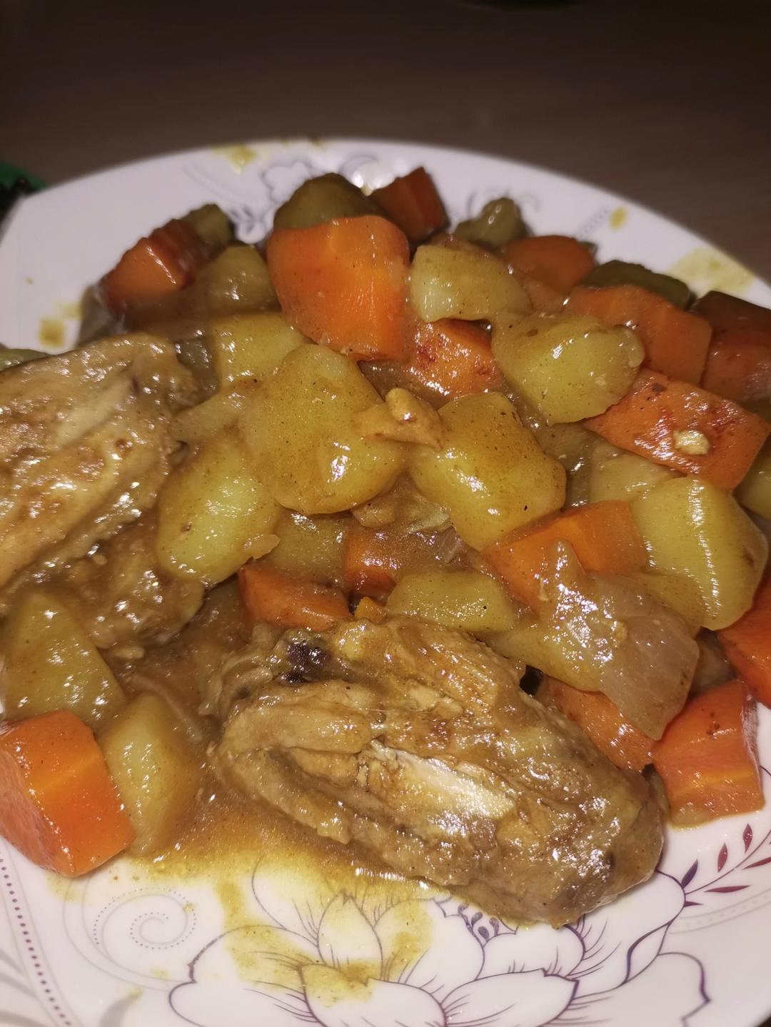 咖喱鸡翅！王炸！我家猫都馋哭了！