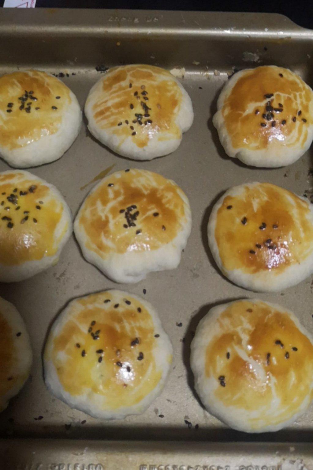 堂妈小厨——酥皮绿豆饼