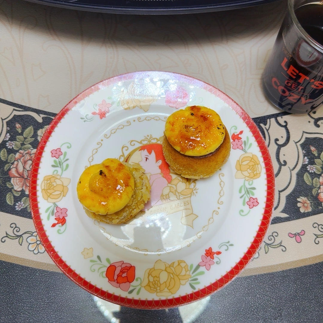 网红同款【芋泥泡芙烤布蕾】