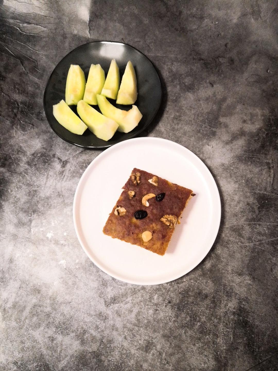 香蕉核桃蛋糕（低油少糖健康版）