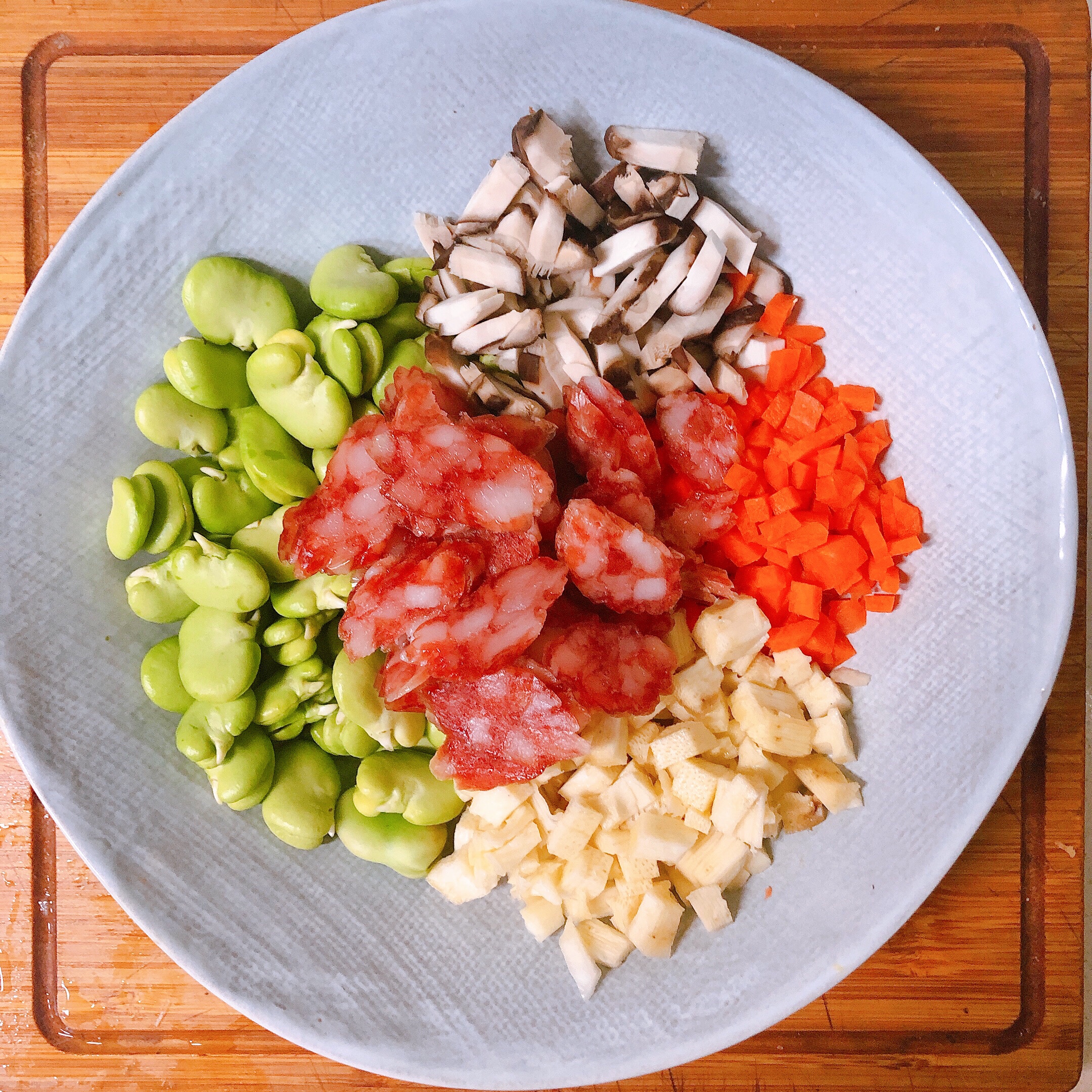 立夏饭『蚕豆饭』五色饭 烧夏夏饭的做法 步骤6