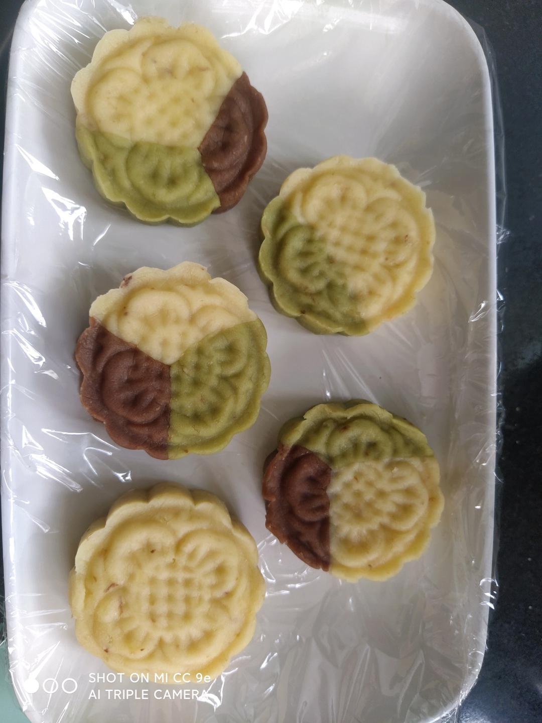 蔓越莓绿豆糕