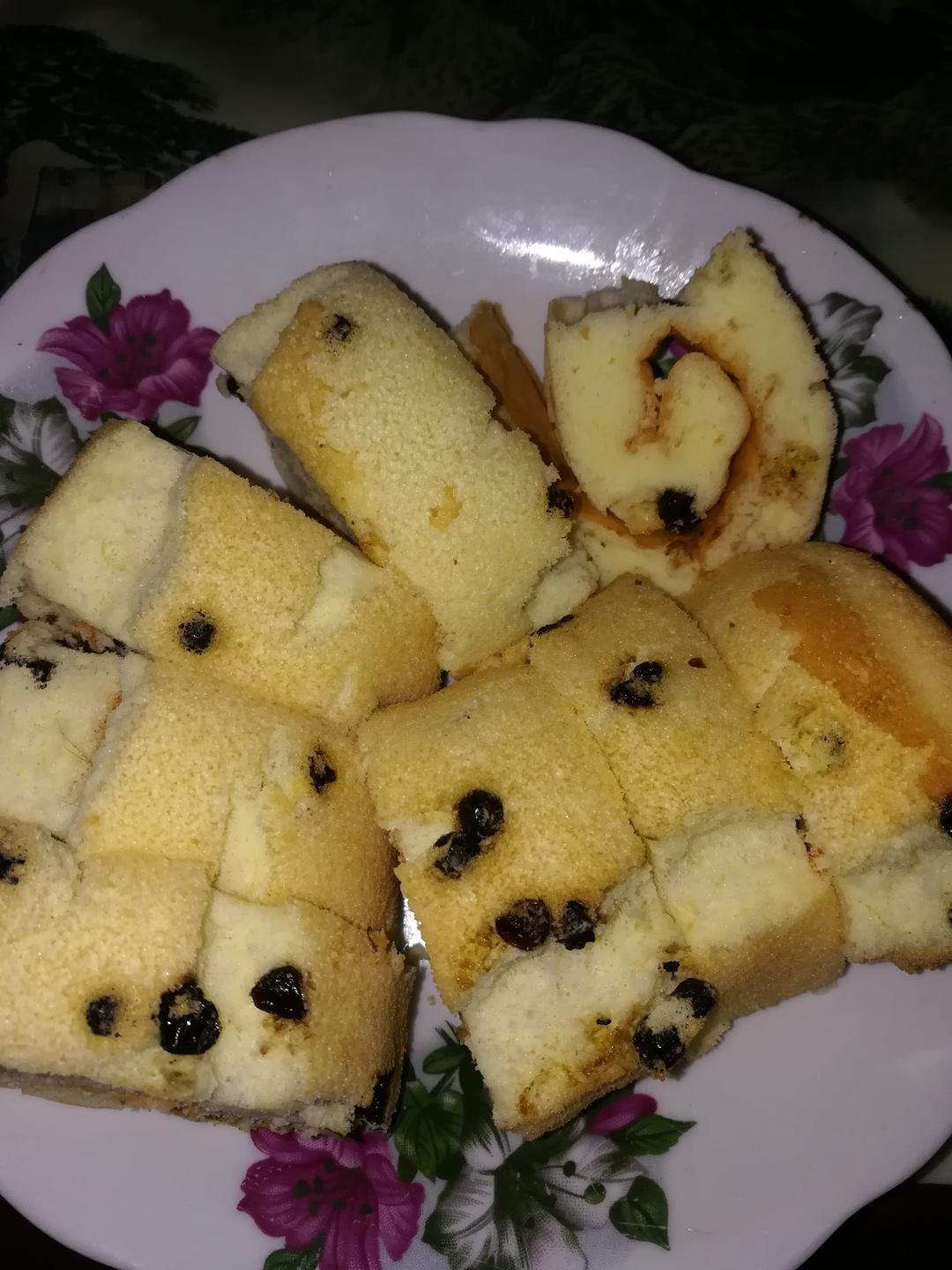 蓝莓戚风小蛋糕